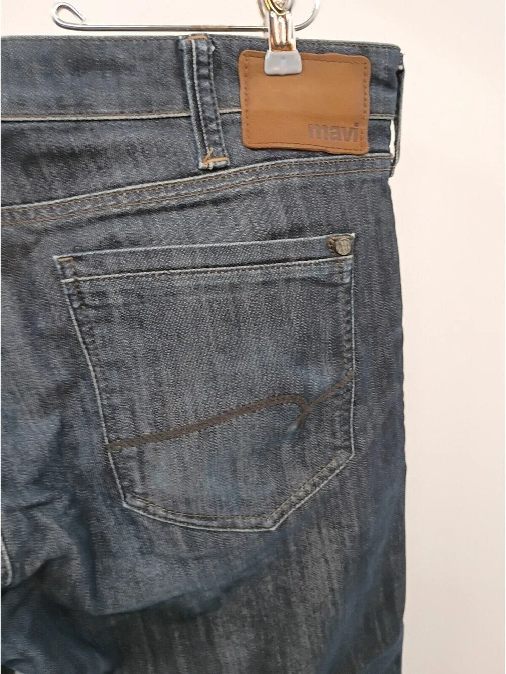 Mavi Jeans Mens 38x30 Blue Denim Gray Jake Slim Leg Casual Preppy City Pants